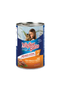 Miglior Gatto With Veal and Carrots 400g